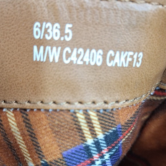 b.o.c. Born Concept Women's Brown Suede Studded Western Mid-Calf Boots Size 6 M - Picture 11 of 11